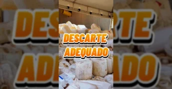 Imagem da coleta de embalagens de agrotóxicos em Nova Monte Verde. Crédito: Prefeitura de Nova Monte Verde / Instagram.