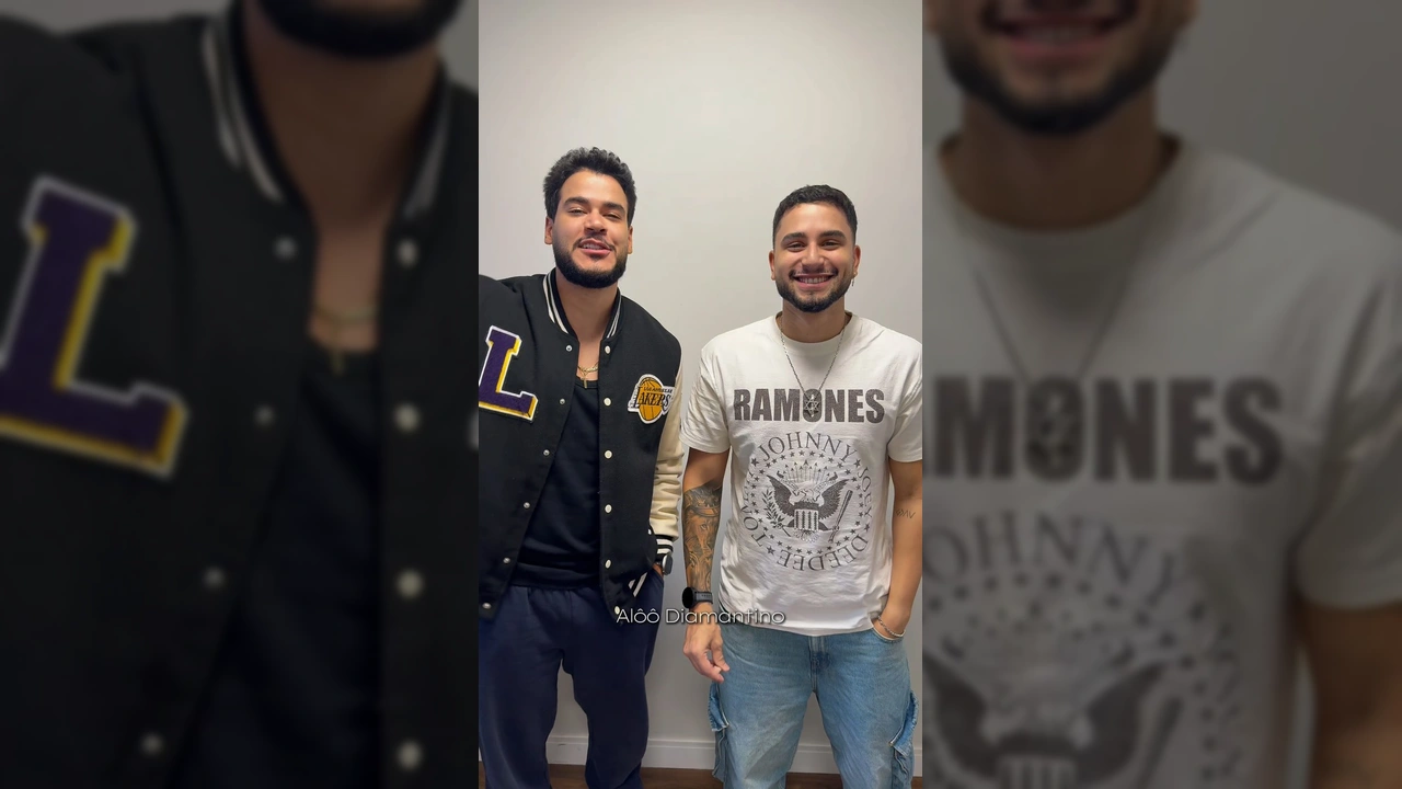 Danilo e Davi convidam para o lançamento da ExpoDiamantino 2025 em Diamantino, Mato Grosso. Créditos: expodiamantino / Instagram