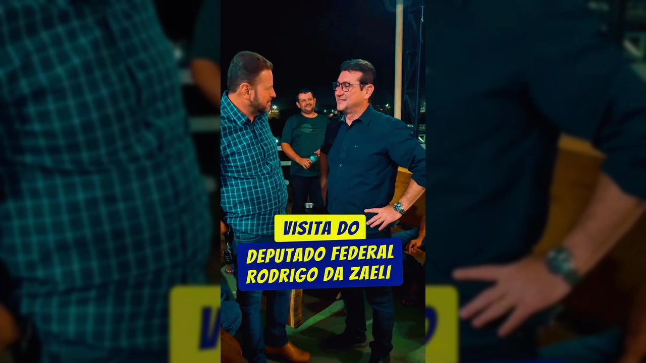 Imagem do Deputado Federal Rodrigo da Zaeli interagindo com moradores e lideranças em Nova Bandeirantes, Mato Grosso. Créditos: Prefeitura de Nova Bandeirantes / Instagram.