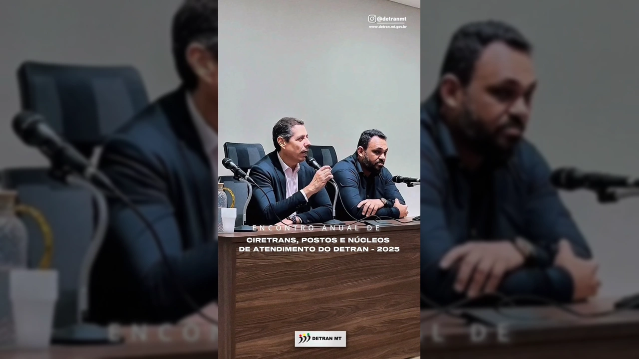Auditório lotado com participantes do evento anual do Detran-MT em Cuiabá. Créditos: Instagram @detranmt