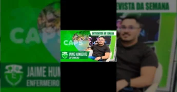 Jaime Humberto, enfermeiro e coordenador do CAPS de Rosário Oeste, em entrevista sobre saúde mental. Créditos: Prefeitura de Rosário Oeste / Instagram.