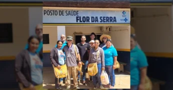 Profissionais de saúde de Matupá realizando vacinação de animais e ações de prevenção à dengue em Flor da Serra e Alto Alegre. Créditos: Prefeitura Municipal de Matupá / Instagram.