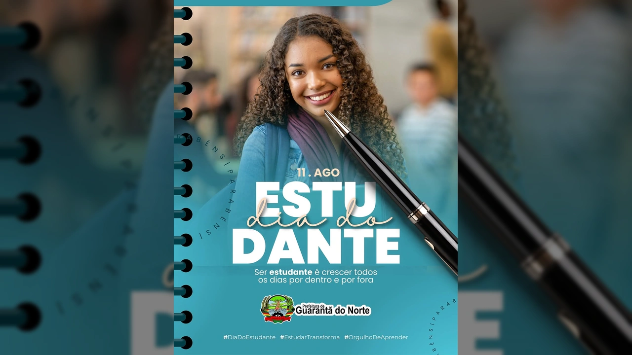 Imagem de capa da celebração do Dia do Estudante em Guarantã do Norte. Créditos: Prefeitura de Guarantã do Norte no Instagram.