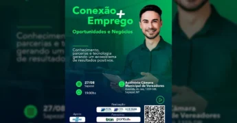 Imagem de divulgação do evento Conexão + Emprego em Sapezal, Mato Grosso, cortesia de CDL +Emprego