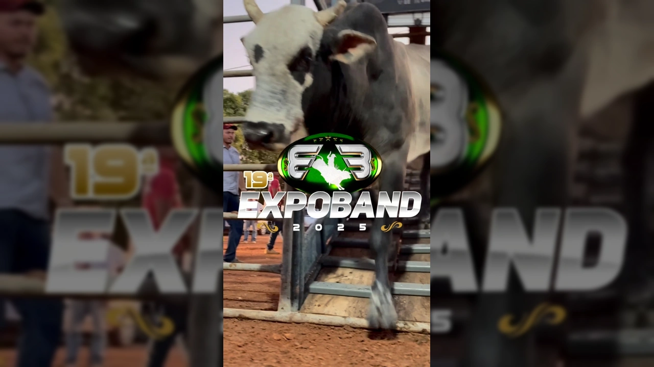 Imagem da Expoband 2025 em Nova Bandeirantes com atividades de rodeio e público. Crédito: Instagram @expobandoficial.