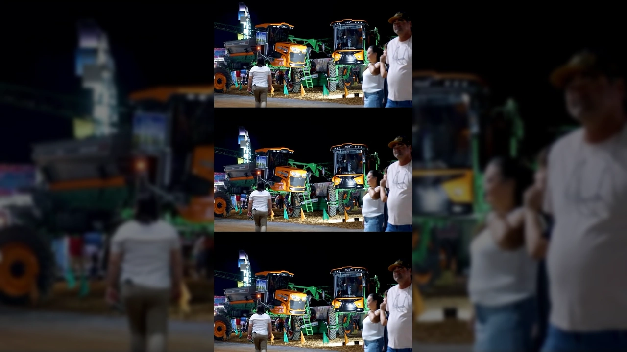 Feira agropecuária Expovera em Vera (MT), com público e palco de shows, via @expoveraoficial.