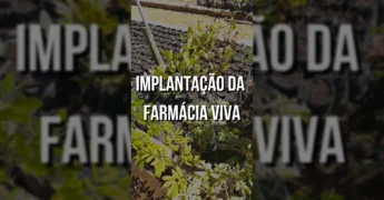 Foto da equipe da Secretaria Municipal de Saúde de Primavera do Leste no local da futura Farmácia Viva, em registro do Instagram secsaudepva.