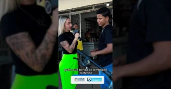 Entrevista sobre bandas de lambadão para o Festival Amigos do Lambadão em Nossa Senhora do Livramento, promovido pela Secretaria de Cultura e Turismo.