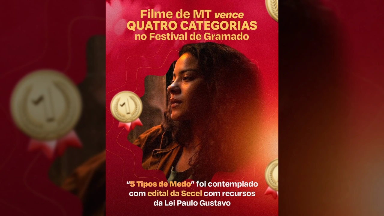 Imagem do filme '5 Tipos de Medo' de Mato Grosso, destaque no Festival de Gramado. Crédito: @govmatogrosso / Instagram