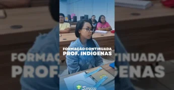 Formação continuada para professores indígenas em Sapezal, realizada pela Prefeitura de Sapezal