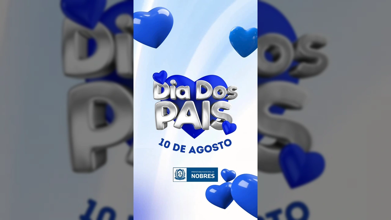 Servidores pais da Prefeitura de Nobres em seus locais de trabalho e em momentos de afeto familiar. Créditos: Prefeitura de Nobres / Instagram.