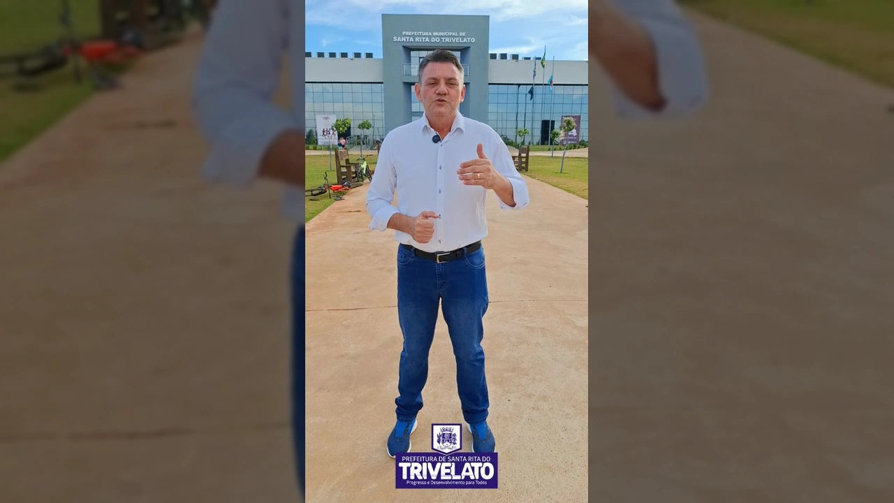 Imagem do prefeito Volmir Bassani em Santa Rita do Trivelato fazendo homenagem aos pais. Créditos: Prefeitura de Santa Rita do Trivelato / Instagram.