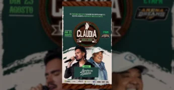Humberto & Ronaldo confirmados para o Cláudia Rodeio Show 2025, em Cláudia, Mato Grosso / Créditos: claudiarodeioshow