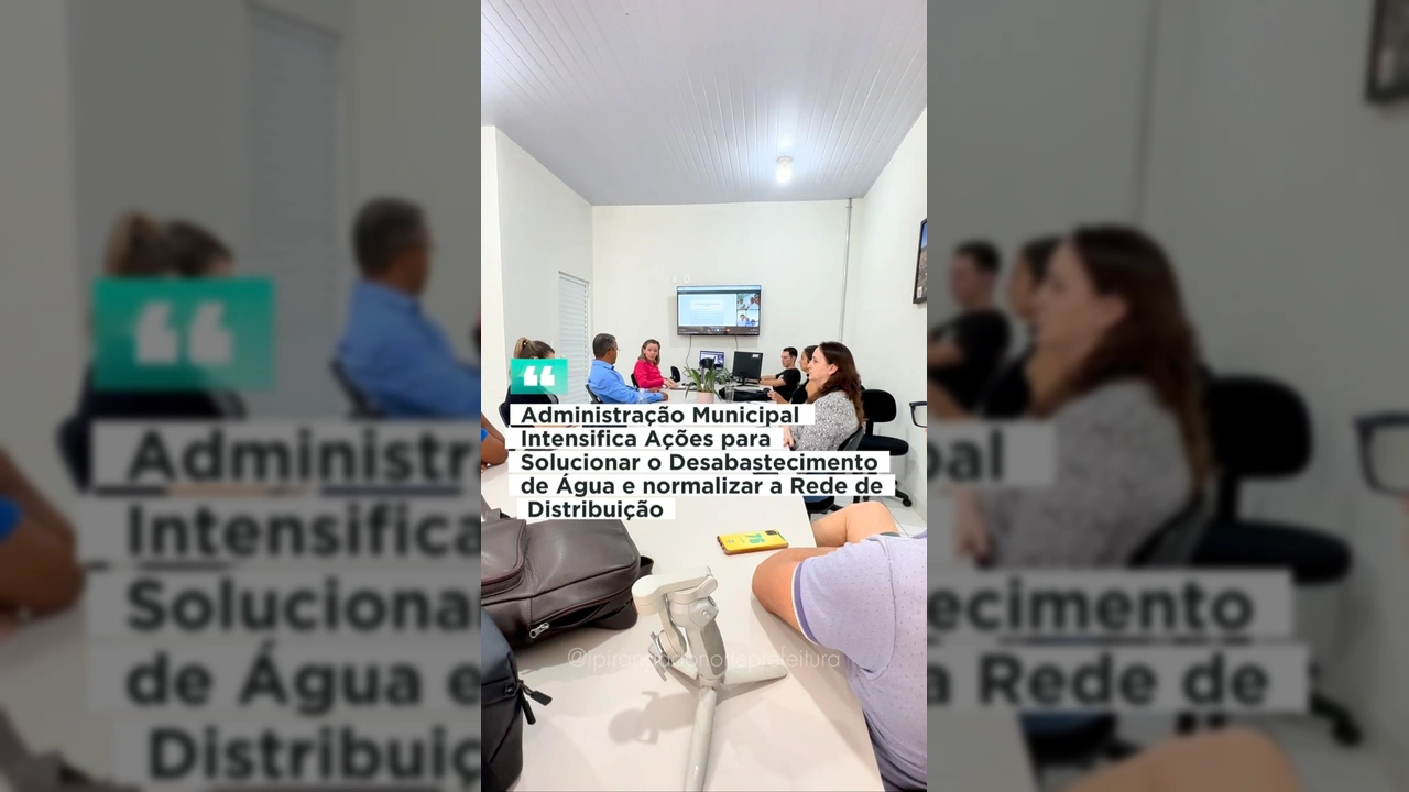 Imagens de reuniões e inspeções em poços e reservatórios para resolver a falta de água em Ipiranga do Norte. Créditos: Prefeitura Municipal de Ipiranga do Norte - MT / Instagram.