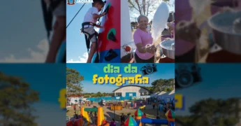 Imagens diversas do desenvolvimento de Jaciara no Dia da Fotografia. Créditos: Prefeitura de Jaciara / Instagram