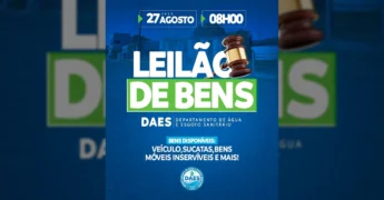 Leilão de Bens Inservíveis em Juína pela Prefeitura e DAES. Créditos: Prefeitura de Juína.