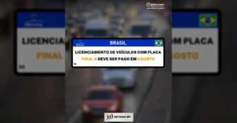 Detran-MT informa prazo de licenciamento para veículos com placa final 8 em Mato Grosso.