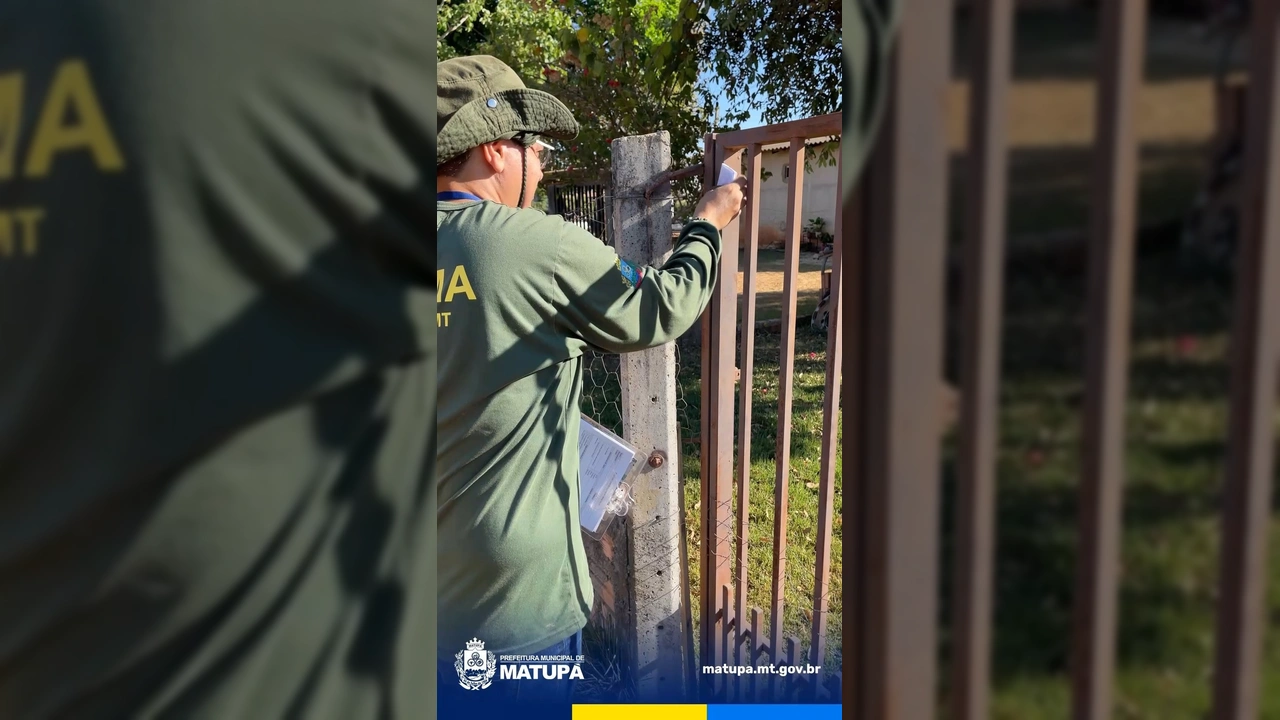 Engenheiro da SEMMA de Matupá realizando levantamento ambiental para regularização fundiária. Créditos: Prefeitura Municipal de Matupá/Instagram.