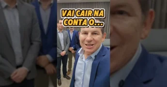Governador Mauro Mendes anunciando pagamento de auxílio-fardamento para forças de segurança de Mato Grosso. Crédito: @mauromendesoficial.
