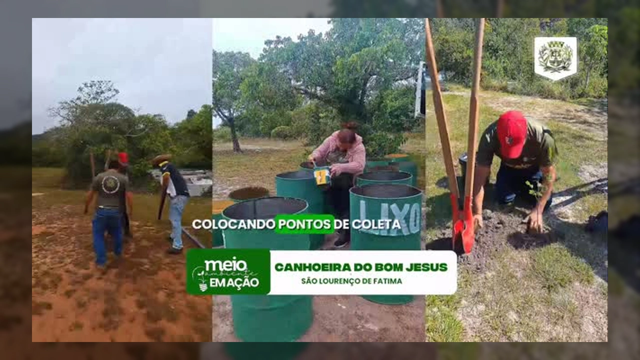 Foto da equipe da Prefeitura de Juscimeira durante ações de limpeza e conscientização ambiental. Créditos: Prefeitura de Juscimeira / Instagram