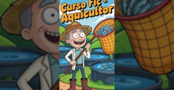Imagem de divulgação do curso de Aquicultor no IFMT de Guarantã do Norte, com uma mulher em cenário ao ar livre. Crédito: Prefeitura Municipal de Guarantã do Norte / Instagram