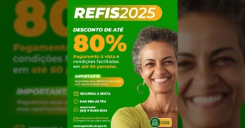 Imagem de uma mulher sorrindo, representando a satisfação com o REFIS 2025 da Prefeitura de Várzea Grande. Créditos: Prefeitura de Várzea Grande / Instagram