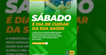 Profissionais de saúde em ação durante mutirão em Várzea Grande, foto cedida pela Prefeitura de Várzea Grande MT / Instagram.