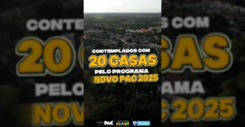 Vista aérea da cidade de Nossa Senhora do Livramento com edifícios e árvores, cortesia de Prefeitura de Livramento / Instagram.