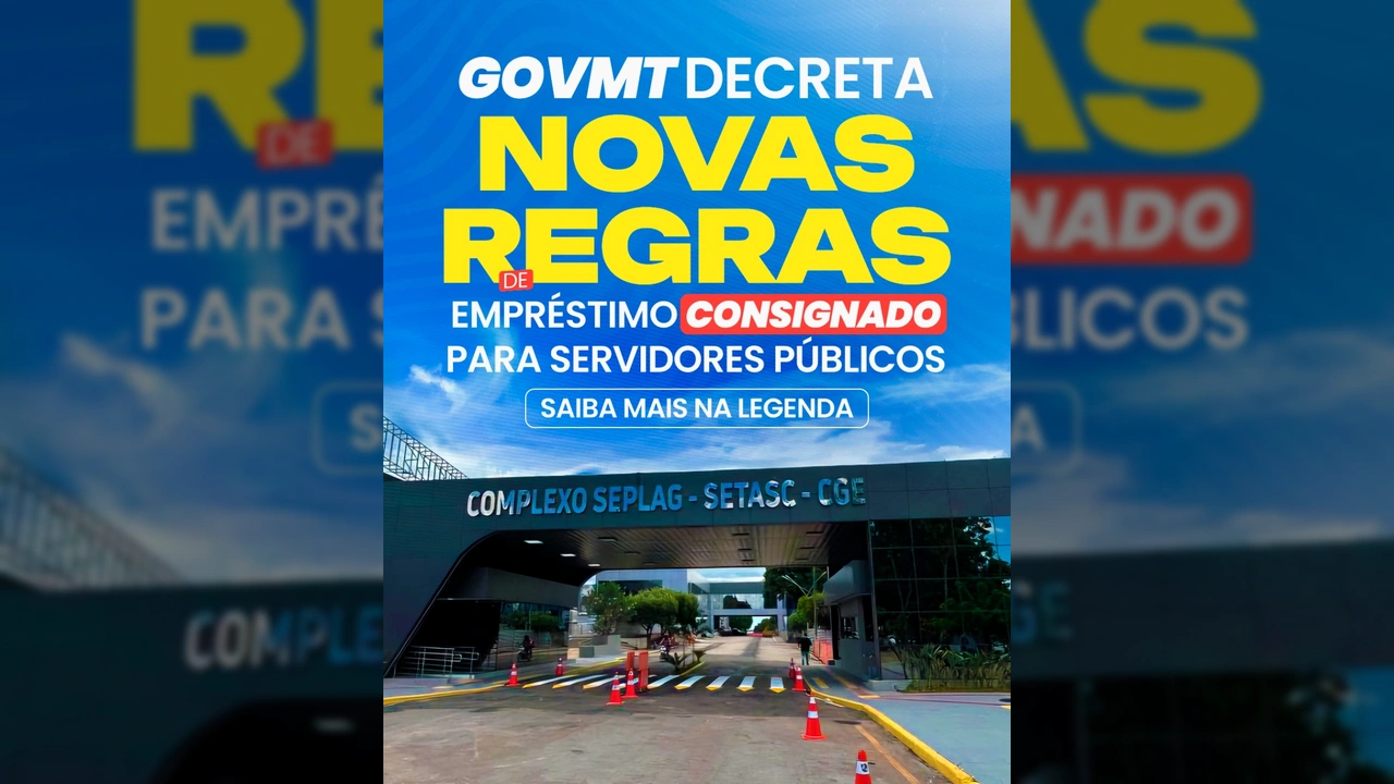 Governo de Mato Grosso anuncia novas regras de empréstimo consignado para servidores. Créditos: Governo de Mato Grosso / Instagram.