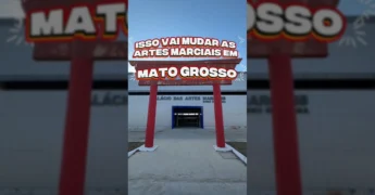 Palácio das Artes Marciais Juscelino Shinohara em Cuiabá após a reforma, destacando as novas instalações e arquibancadas, por govmatogrosso / Instagram