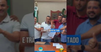 Fiscalização de água e esgoto em Peixoto de Azevedo por fiscais da agência reguladora. Créditos: Prefeitura de Peixoto de Azevedo / Instagram.