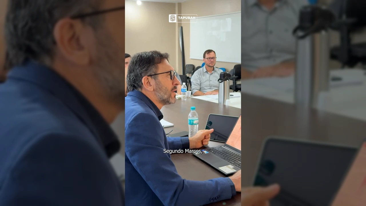 Servidores da Prefeitura de Tapurah participam de reunião sobre o Planejamento Plurianual. Créditos: Instagram @prefeituratapurah.