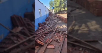 Reforma da Escola Municipal São Geraldo em Porto Alegre do Norte com investimento de mais de 1.3 milhão de reais. Créditos: prefeituraportoalegredonorte no Instagram.