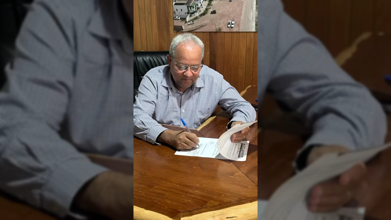 Prefeito Miltinho e Aleilson Martins em Colniza. Imagem: Prefeitura de Colniza / Instagram