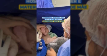 Imagem do primeiro bebê nascido na Maternidade Municipal de Sorriso. Créditos: Prefeitura de Sorriso / Instagram.
