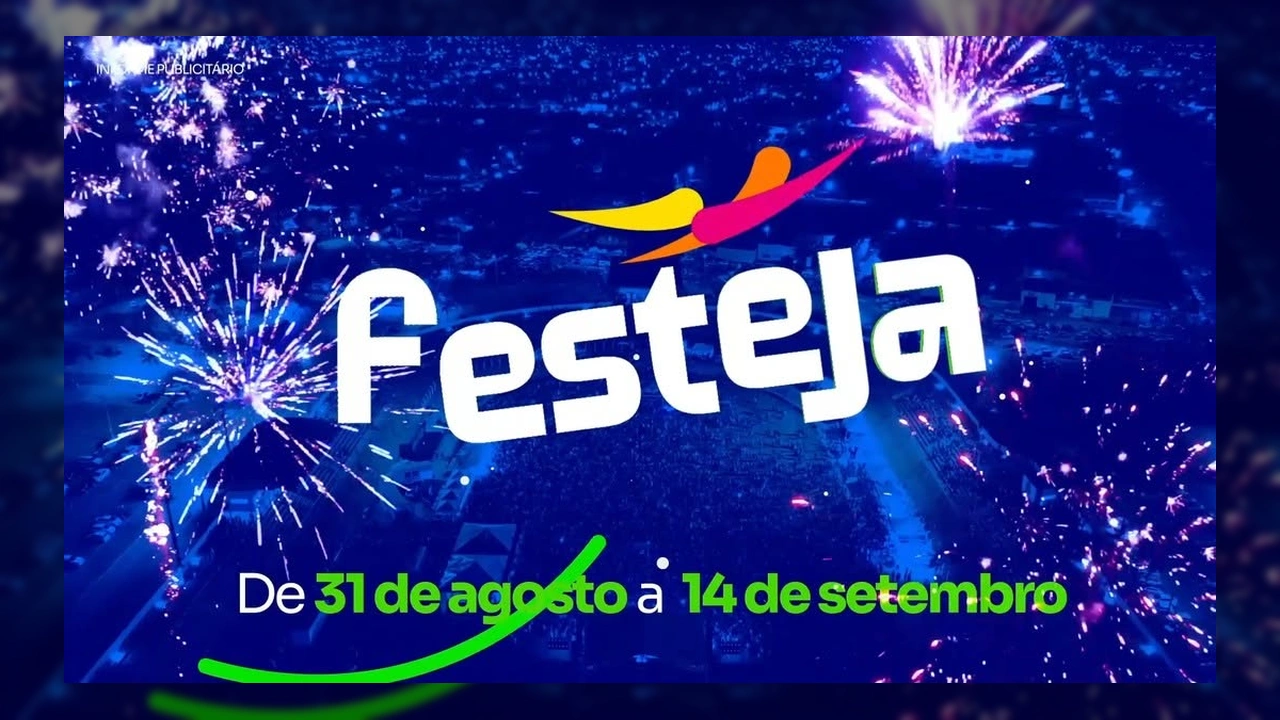 Cenas de multidões em shows e eventos na cidade de Sinop durante o Festeja Sinop 51. Crédito: Prefeitura de Sinop / Instagram