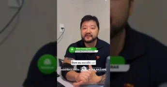 Elson Kamiguchi, psicólogo do CRAS em Nova Nazaré, destacando o Dia do Psicólogo. Créditos: Instagram / Prefeitura de Nova Nazaré.