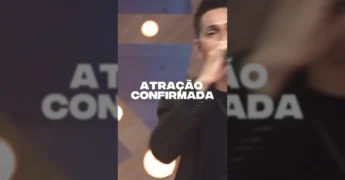Racyne e Rafael cantando no palco, atração confirmada para a 14ª Feira Cultural em Gaúcha do Norte. Créditos: Prefeitura de Gaúcha do Norte / Instagram