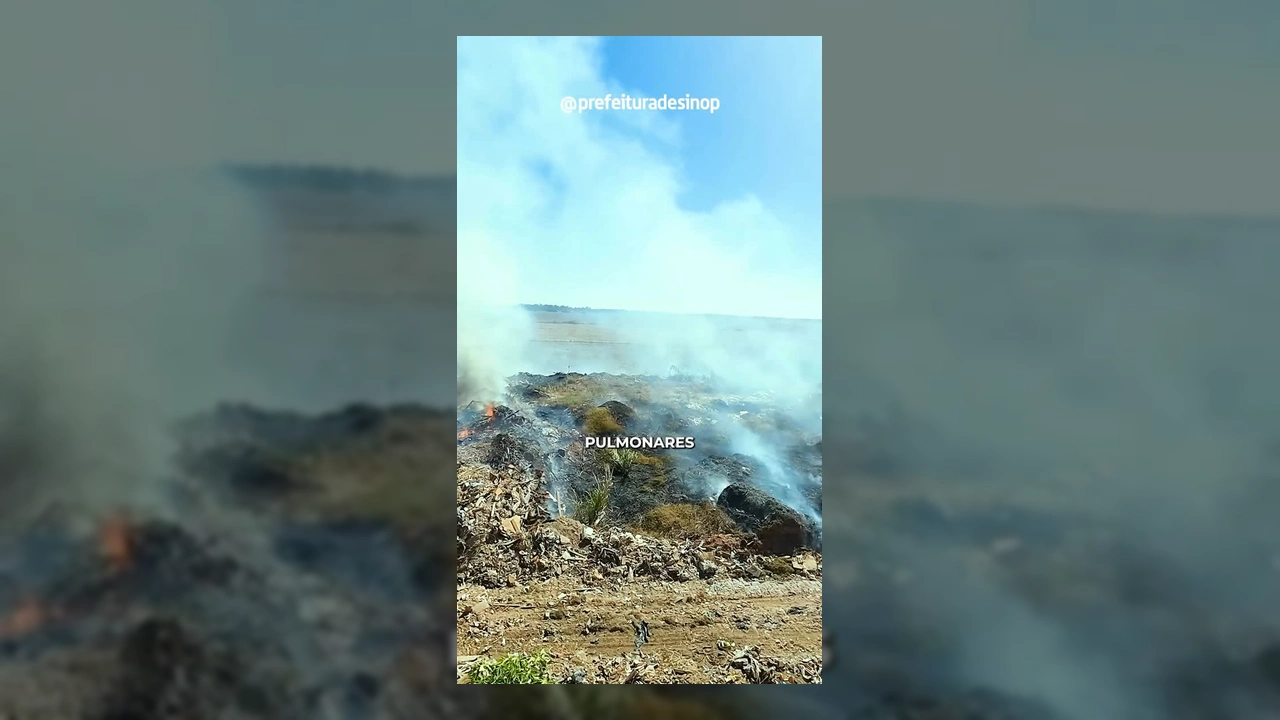 Prefeitura de Sinop em coletiva de imprensa sobre o combate às queimadas / Instagram Prefeitura de Sinop