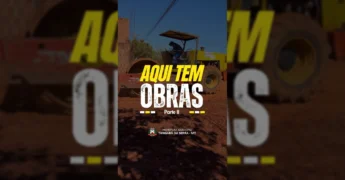 Obras de pavimentação e infraestrutura em andamento em Tangará da Serra. Crédito: Prefeitura de Tangará da Serra / Instagram