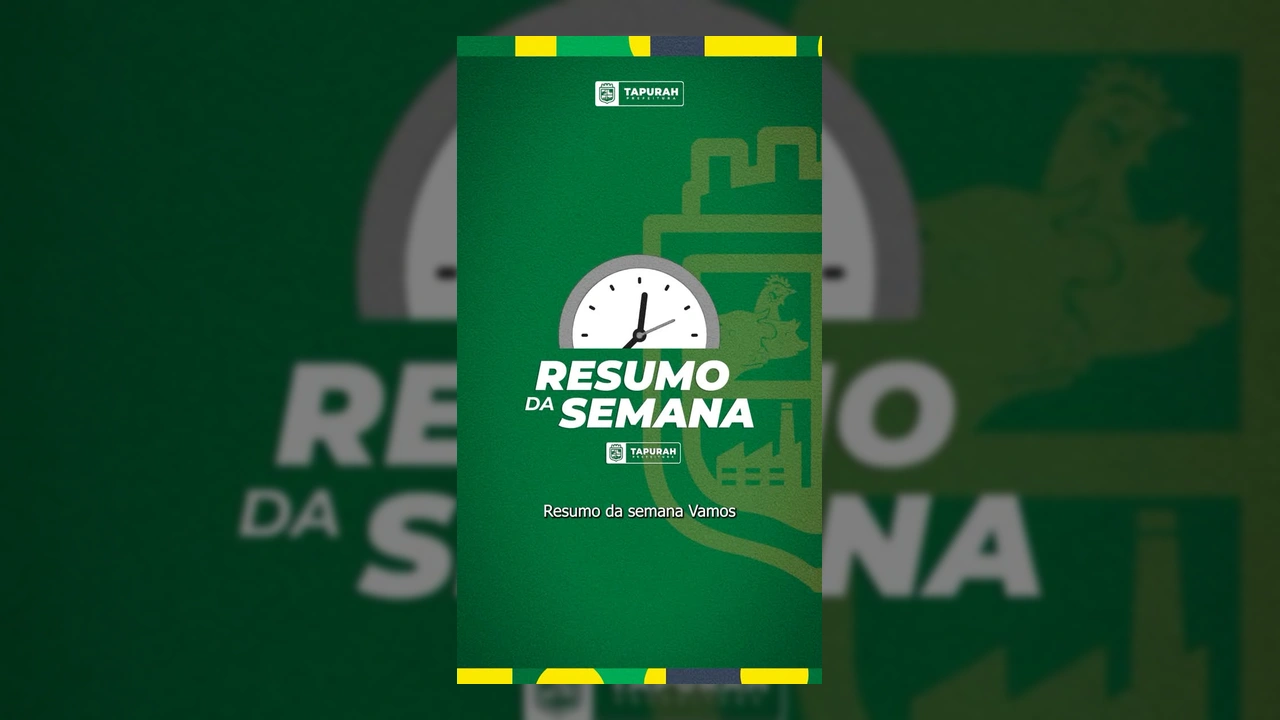 Balanço de ações da Prefeitura de Tapurah em diversas áreas, com créditos para @prefeituratapurah no Instagram.