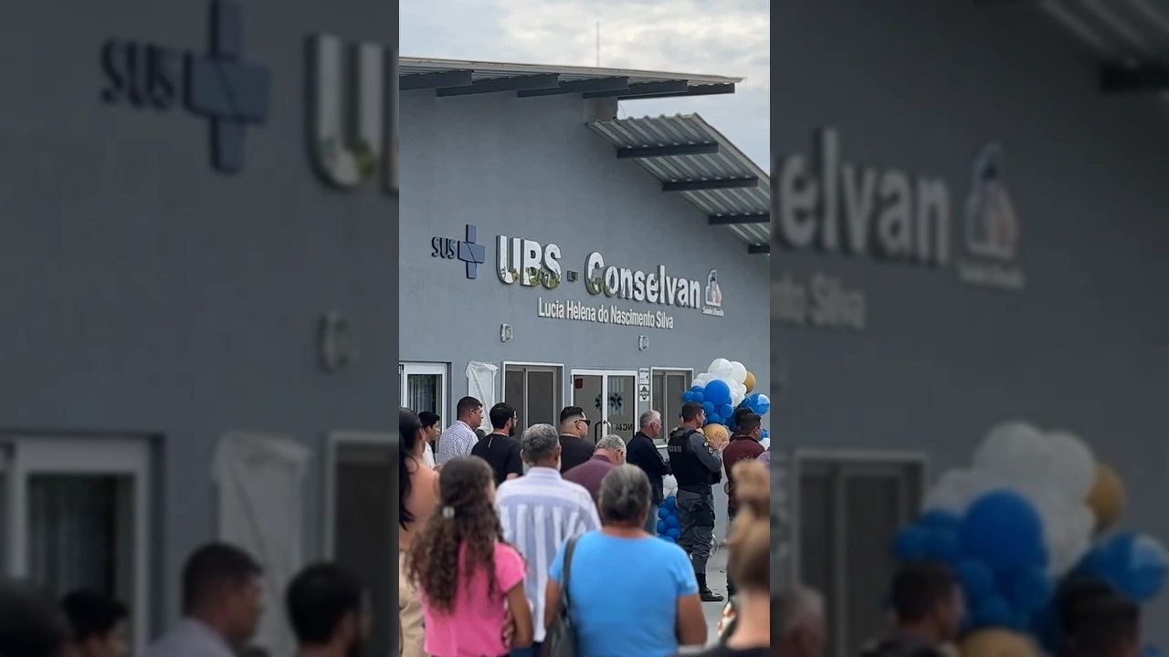 Inauguração da UBS Conselvan, Aripuanã, Mato Grosso. Créditos: Prefeitura de Aripuanã / Instagram.