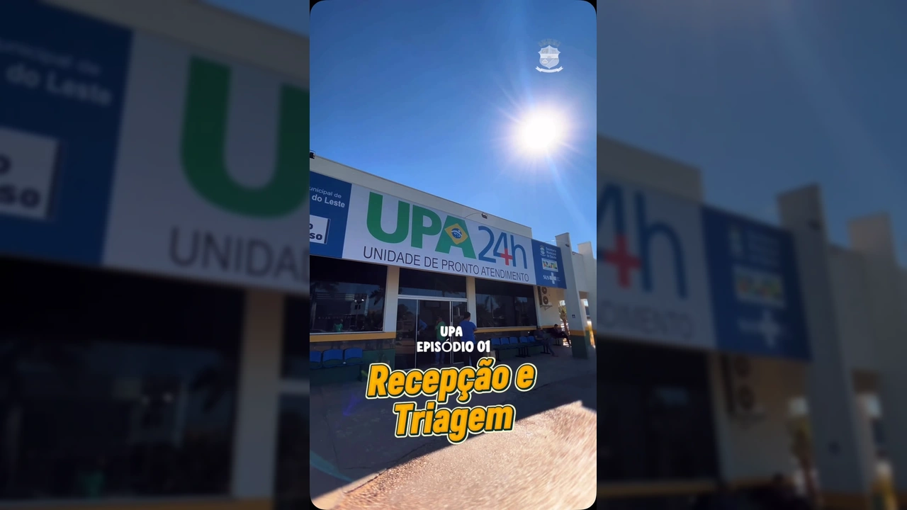 Imagem mostrando a recepção e triagem da UPA 24h de Primavera do Leste, com equipes de saúde e pacientes. Crédito: Prefeitura Primavera do Leste / Instagram.