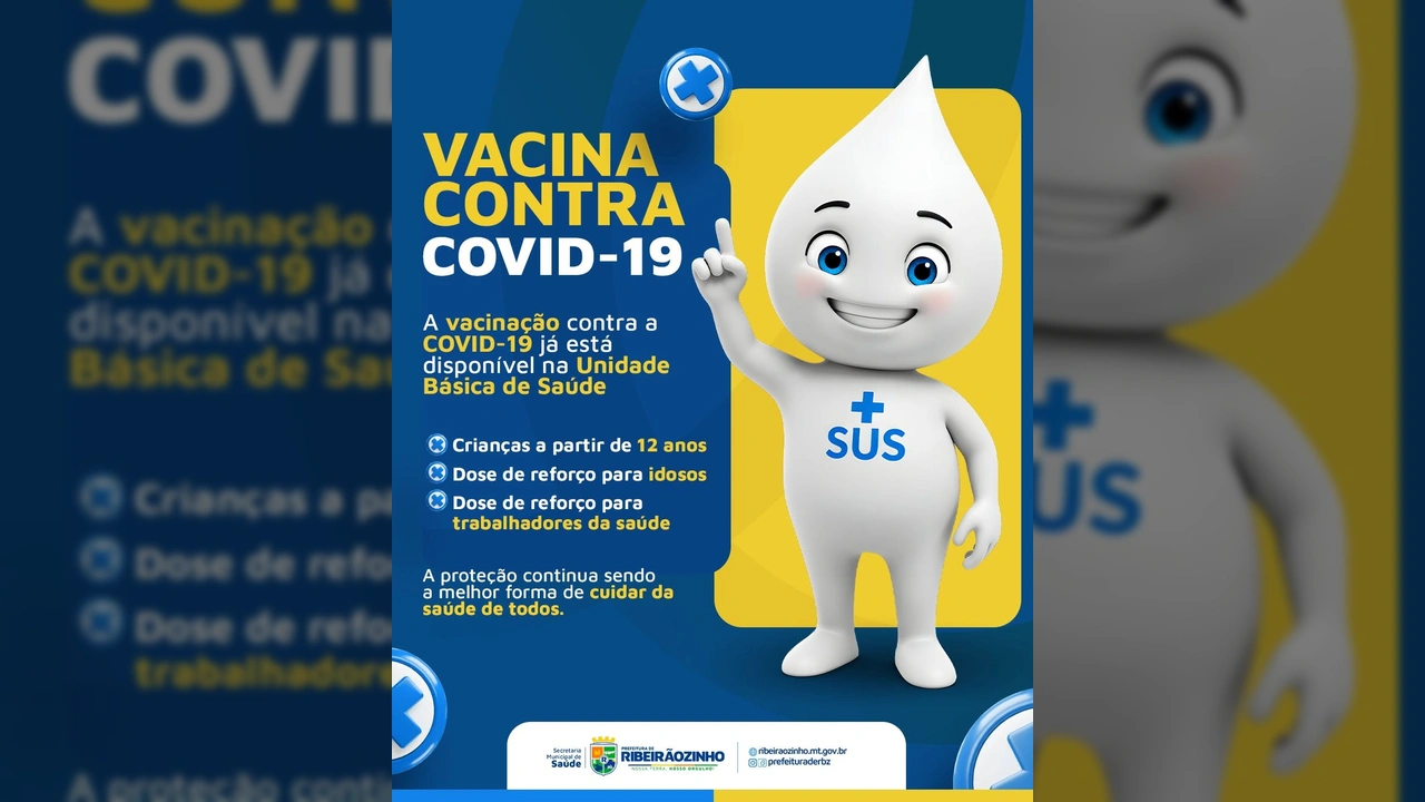 Imagem de campanha de vacinação contra COVID-19 em Ribeirãozinho. Créditos: Prefeitura de Ribeirãozinho / Instagram
