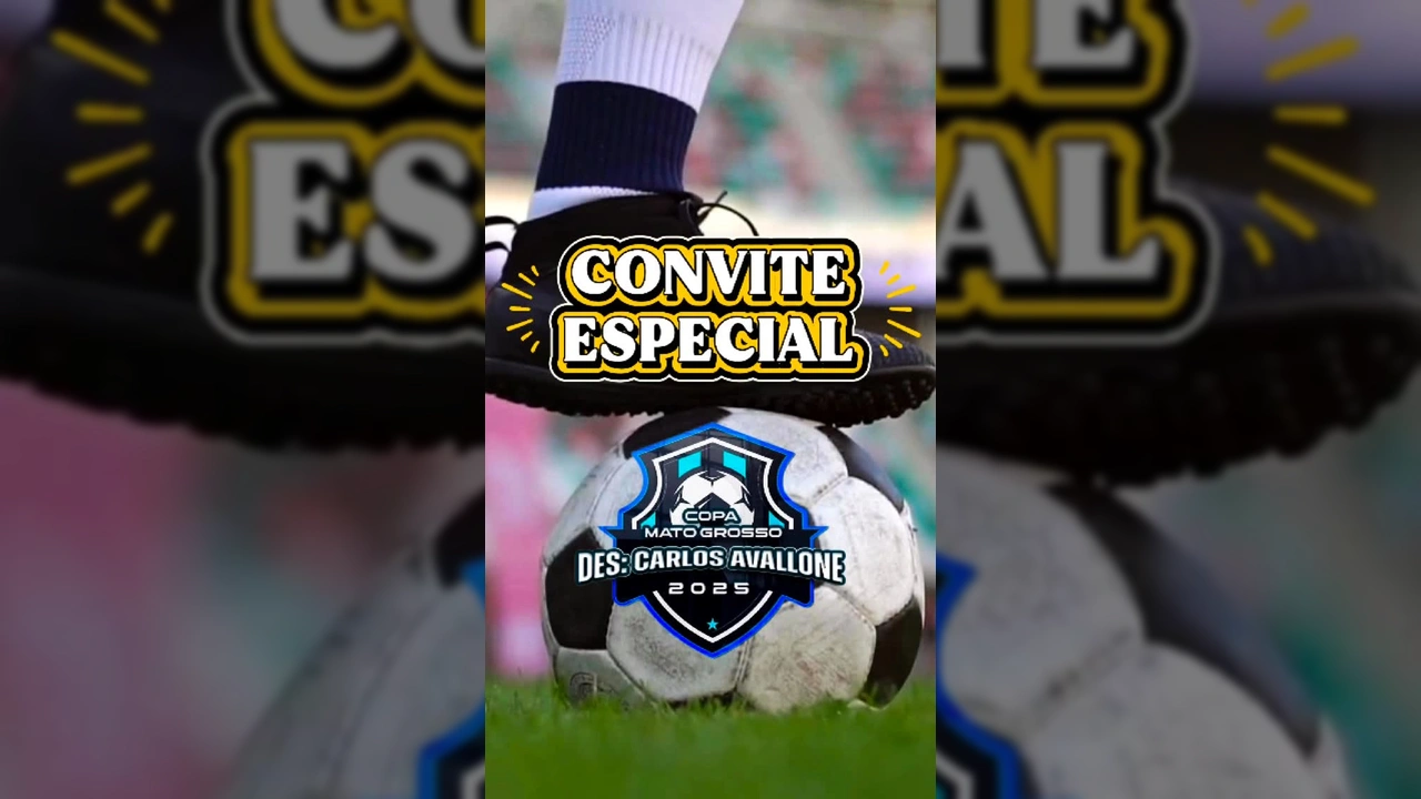 Prefeito, presidente da Câmara, secretário de Esportes e vereador em Nova Bandeirantes anunciam a Copa Carlos Avallone com as arquibancadas do Mini Estádio cobertas. Crédito: rogeriodesouzanb / Instagram.