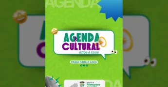 Imagem da Agenda Cultural de Primavera do Leste com programação de eventos musicais e de dança. Créditos: Instagram / secultpva.