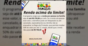 Alerta do Bolsa Família sobre renda acima do limite de R$218 por pessoa, via bolsa_familia.2025.