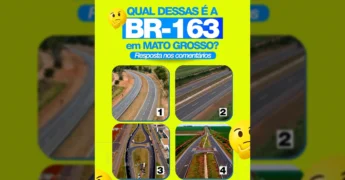 Imagens aéreas de estradas modernas no estado de Mato Grosso. Crédito: Governo de Mato Grosso / Instagram