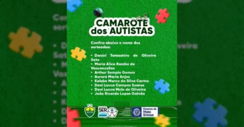 Camarote dos Autistas em Cuiabá: lista de sorteados para o jogo Cuiabá x CRB, uma importante iniciativa de inclusão da Setasc MT.