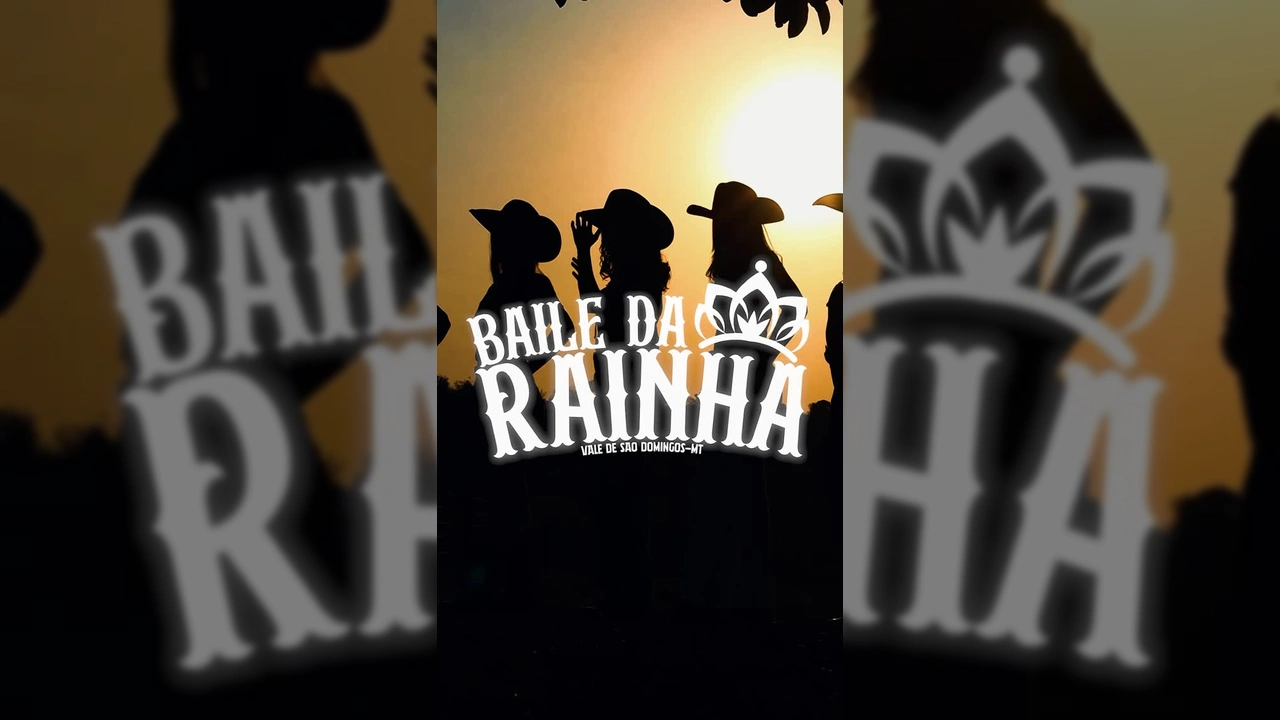 Imagem das silhuetas das candidatas do Baile da Rainha da Expovale 2025 em Vale de São Domingos, crédito expovale_vsd.